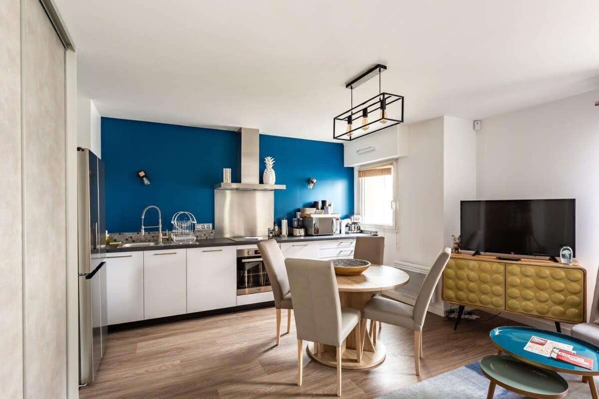 Le Saint Helier -Appartement Cosy Et Calme Parking Rennes Exteriör bild